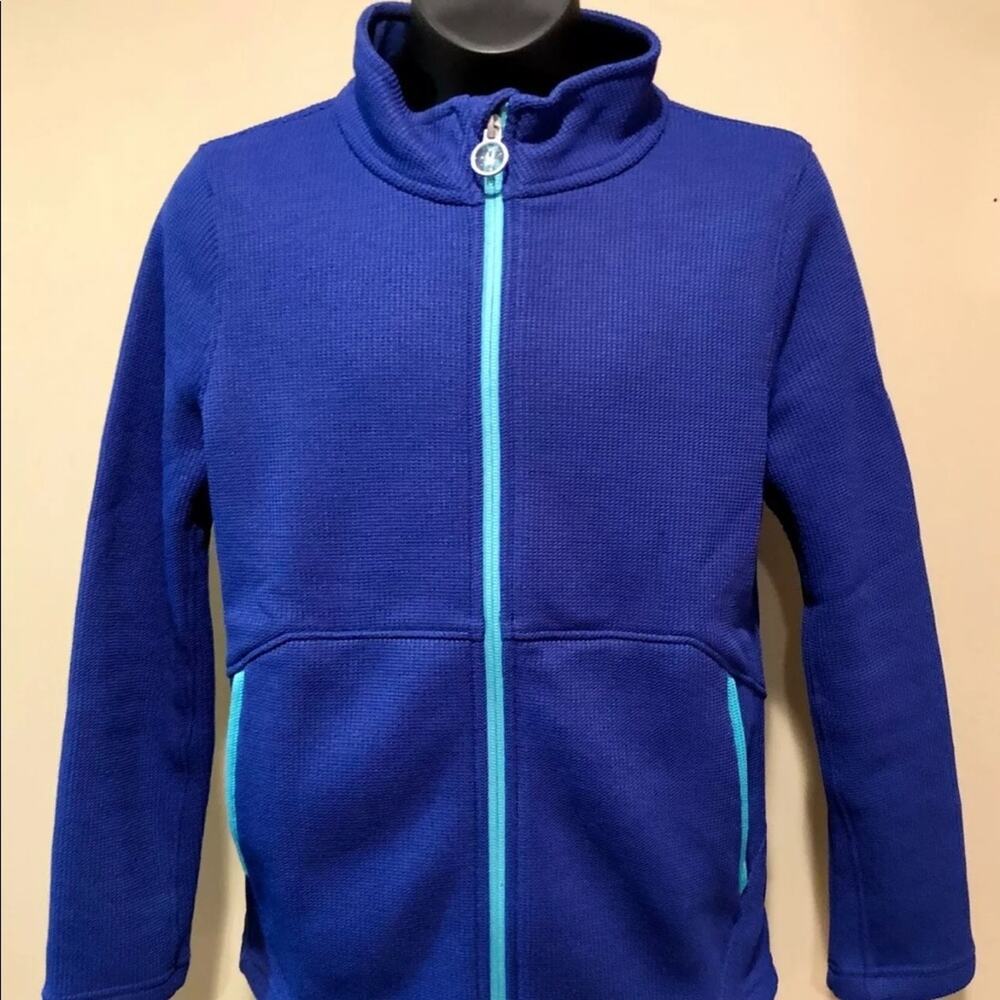 SYPDER girl's mock neck cobalt blue activewear jacket size 14-16 casual